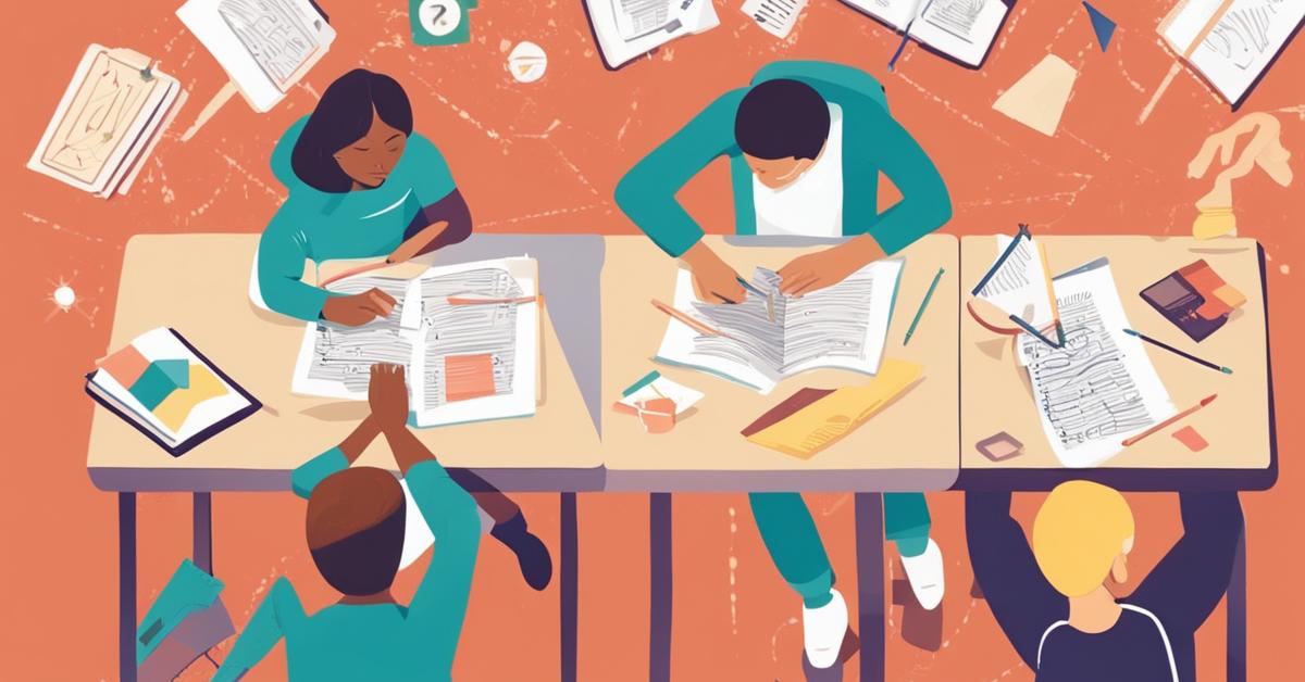 Uczniowie rozwiązują zadania z języka polskiego, matematyki i języka angielskiego na egzaminie ósmoklasisty.
