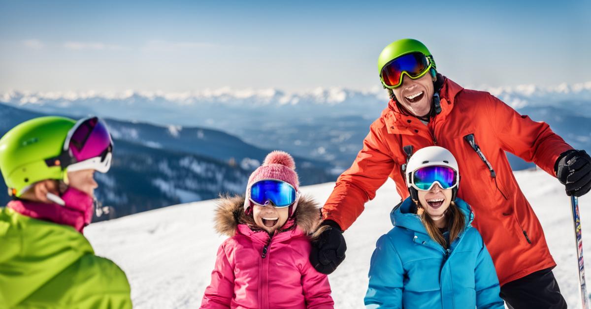 Rodzinne szaleństwo na nartach i snowboardzie podczas ferii zimowych w Dolnośląskich górach.