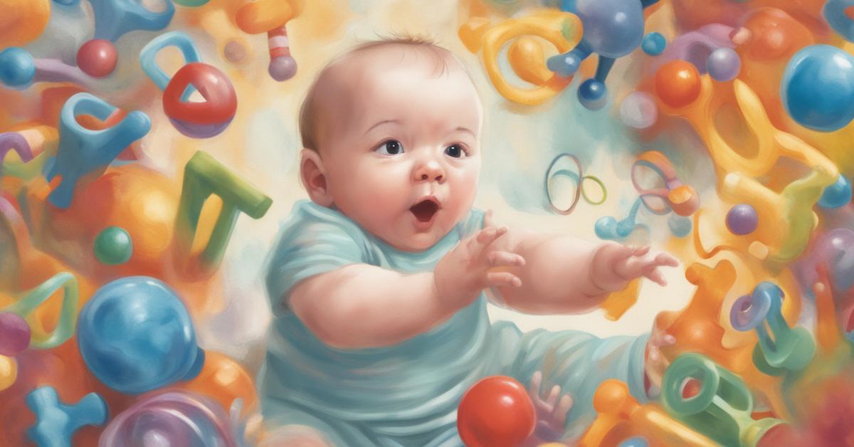 Dwumiesięczne dziecko przechodzi skok rozwojowy, wykazując wzmożoną czujność i ciekawość otoczenia.